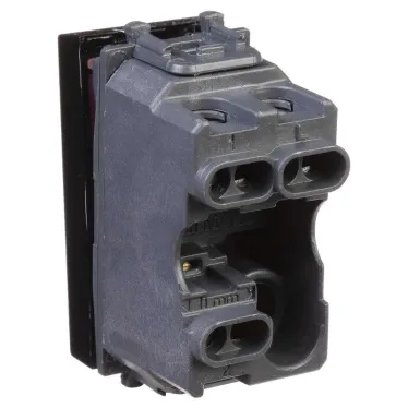 Avanti Переключатель ''Черный квадрат'', 16A, 1 модульный