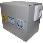 Ящик с понижающим трансформатором ЯТП-0,25 У3 220/12В, с 2-мя автоматами, IP30