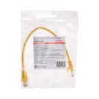 Патч-корд U/UTP, CAT 5e, RJ45-RJ45, 26AWG, LSZH, желтый, 0,3м,