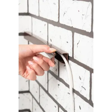 Заглушка (15х10) (4 шт) Plast под темное дерево