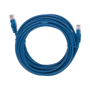 Патч-корд U/UTP, CAT 5e, RJ45-RJ45, 26AWG, LSZH, синий, 5м,