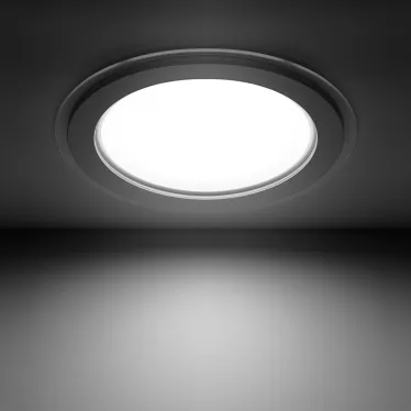 Светильник светодиодный встраиваемый круглый с декоративным стеклом 18W 4000K 1/20 | 947111218 | Gauss