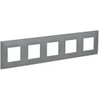 SKANDY Рамка 5-местная SK-F05Gr серый IEK