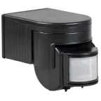 Датчик движения ДД 012 черный, макс. нагрузка 1100Вт, угол обзора 180град., дальность 12м, IP44, IEK