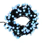 Гирлянда "Мультишарики" Ø17,5мм, 20 м, черный ПВХ, 200 диодов, цвет синий | 303-503 | NEON-NIGHT