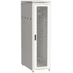 Шкаф напольный сетевой 19'' LINEA N 33U 800х1000мм перфорированная передняя дверь. задняя перфорированная серый