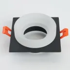 Светильник ИВО-50w G5.3 квадратный черный