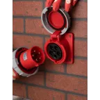 Розетка стационарная внутренняя угловая 4352 3Р+РЕ+N 63А 380В IP67 PROxima