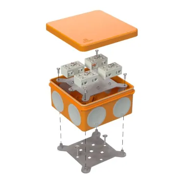 Коробка огнестойкая разветвительная для о/п двухкомпонентная 60-0300-FR6.0-4-8-Р Е15-Е60 100х100х50