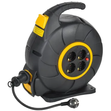 TWIST Катушка УК20 4мест. 2P+PE/20м 3х1,5мм2 автосм. IEK