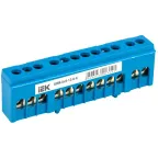 Шина N ноль корпусный изолятор на DIN-рейку ШНИ-6х9-12-К-С