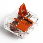 Клемма трехпроводная 0,2-4 мм2 221-413