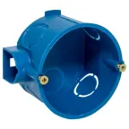 Коробка установочная КМТ-010-002 для твердых стен 60х40 полипропилен синяя IP20 PROxima