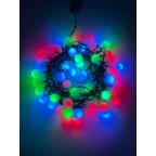 Гирлянда светодиодная  Нить Шарики d18мм, 5 м мультиколор,  ENIN - 18BM   220V, IP20 (36/648) | Б0047968 | ЭРА