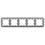 ATLASDESIGN ANTIQUE 5-постовая рамка, универсальная, СТАЛЬ