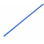 Термоусаживаемая трубка 1,5 0,75 мм, синяя, упаковка 50 шт. по 1 м, REXANT