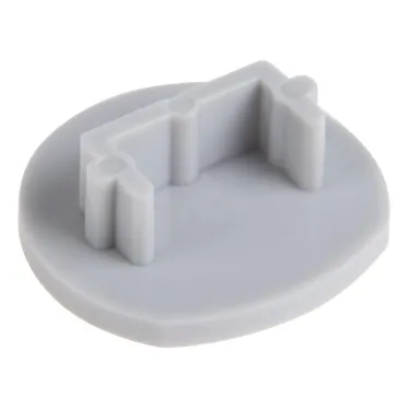 Заглушка для круглого профиля 17 универсальная