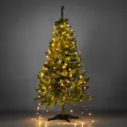 Елочная гирлянда с кольцом, 7 нитей по 1,5 метра, цвет диодов теплый белый, не соединяется | 235-076 | NEON-NIGHT