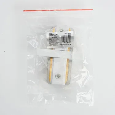 Коннектор прямой белый для встраиваемого шинопровода