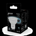 Лампа светодиодная LED 7 Вт 630 лм 4100К софит MR16 нейтральный GU10 AC 220В Black Gauss