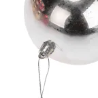 Елочная фигура Шар Ø 10 см, цвет серебряный глянцевый | 502-075 | NEON-NIGHT