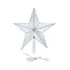 Светодиодная фигура Звезда 50 см, 80 светодиодов, с трубой и подвесом, цвет свечения белый | 514-272 | NEON-NIGHT