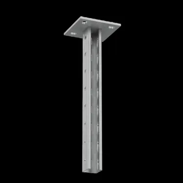 Страт-стойка усиленная 41х41 L400 мм s:2,5 (тройная перфорация) HD