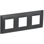 SKANDY Рамка 3-местная SK-F03T титан IEK