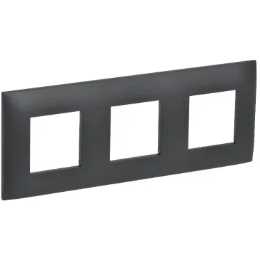 SKANDY Рамка 3-местная SK-F03T титан IEK