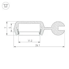 Профиль POLI-2000 ANOD (Arlight, Алюминий)