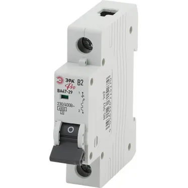 Автоматический выключатель ВА47-29 1Р 2А 4,5кА кривая В