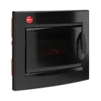 Щит встраиваемый с дверцей 8 модулей IP41 черный с клеммным блоком 63А