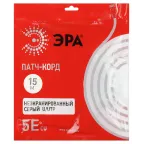 Патч корд U/UTP неэкранированный 15м категория 5e Cu