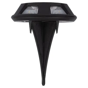 Светильник уличный ERAST024-01 на солнечной батарее подсветка Таблетка, сталь, пластик d 11 см