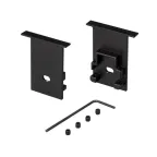 Заглушка SL-COMFORT-2542-F BLACK c отверстием (ARL, Металл)