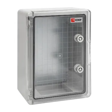 Бокс пластиковый с монтажной платой прозр. дверь 600х400х200 мм IP65 PROxima