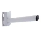 Кронштейн под бандажную ленту диаметр трубы 48мм серый для уличного светильника