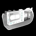 Светильник светодиодный настенный бра 6 Вт 300 лм 4000К AC 220В Серый IP20 290х110х40мм Elena Gauss