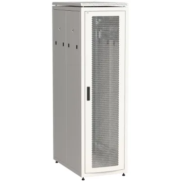 Шкаф сетевой 19дюйм LINEA N 38U 600х1000 мм перфорированная передняя дверь серый