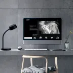 Светильник настольный Qplus GTL601 8W 600lm 4000K 170-265V черный диммируемый LED 1/8 | GT6012 | Gauss