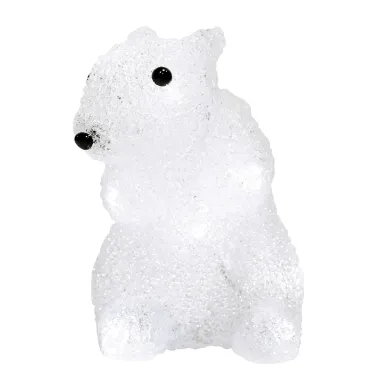 Акриловая светодиодная фигура "Белка" 17,5х12х18 см, 4,5 В, 3 батарейки AAA (не входят в комплект), 12 светодиодов, | 513-341 | NEON-NIGHT