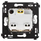 Avanti Розетка с крышкой в стену, 2P+E, ''Ванильная дымка''