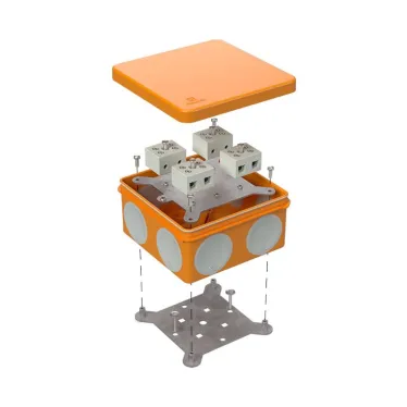 Коробка огнестойкая для о/п двухкомпонентная 60-0300-FR10.0-8 Е15-Е120 100х100х50
