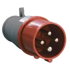 Вилка кабельная 16А 3Р+E IР44 переносная 380В 014