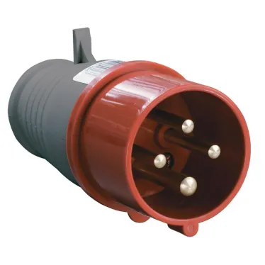 Вилка кабельная 16А 3Р+E IР44 переносная 380В 014