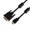 Кабель HDMI - DVI-D с фильтрами, 1,5 м., черный GOLD