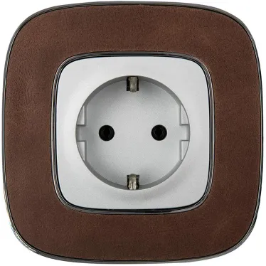 Valena ALLURE Рамка 1 пост Кожа универсальная