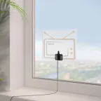 Антенна комнатная Активная для цифрового телевидения DVB-T2 Ag-719 USB,