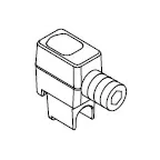 DRX 125 HP Комплект из 4 штук торцевых зажимов большой емкости 4П | 669319 | Legrand