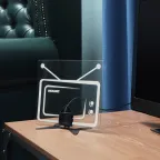 Антенна комнатная Активная для цифрового телевидения DVB-T2 Ag-719 USB,